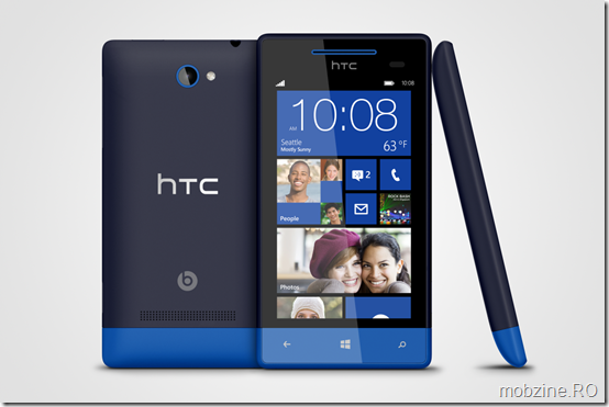 WP 8S by HTC Atlantic Blue 3views