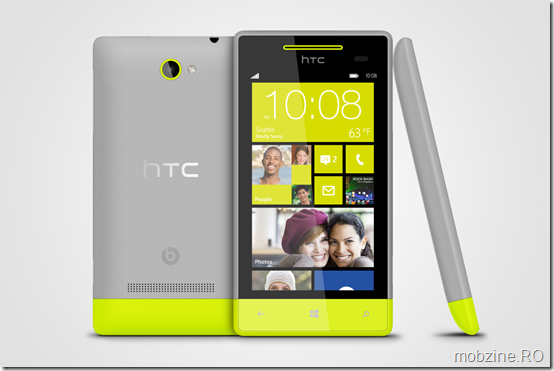 WP 8S by HTC High-Rise Grey 3views