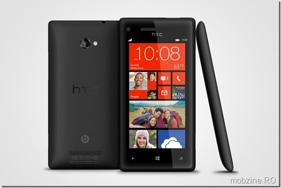 WP 8X by HTC Graphite Black 3views