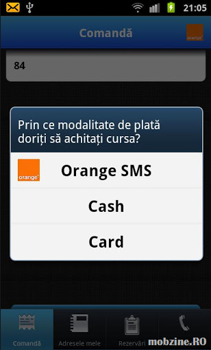 Călătoriile Fly Taxi plătibile prin SMS