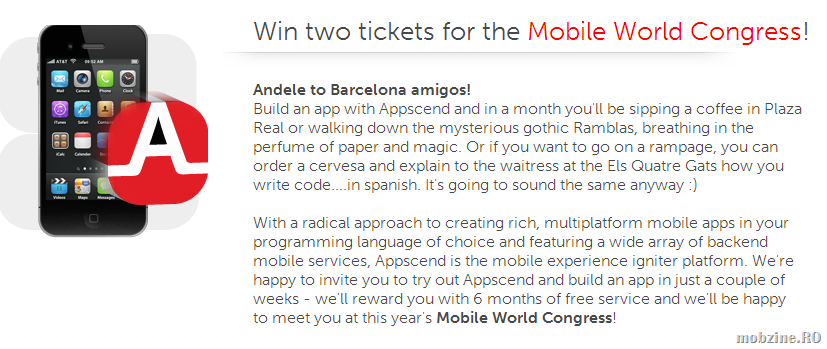 Un concurs cu trei bilete ca să vedeți MWC 2013 de la Barcelona