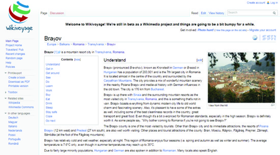 Wikipedia se pregătește să lanseze Wikivoyage