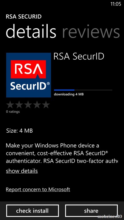 RSA SecurID ajunge pe Windows Phone