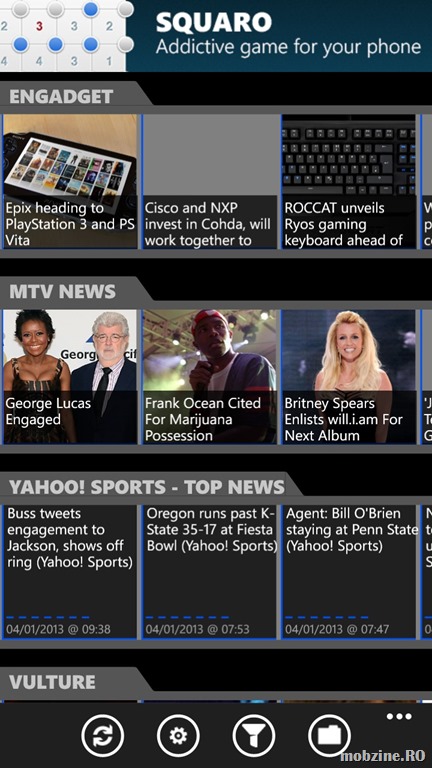 FUSE: RSS reader complet pentru Windows Phone