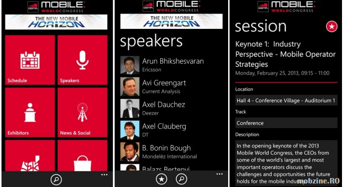 Urmăriți desfășurarea MWC 2013 direct pe smartphone