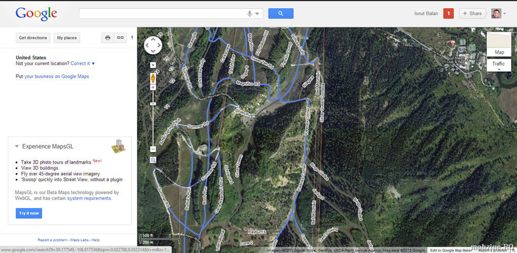 38 de noi locații alpine primesc harta pârtiilor de schi pe Google Maps