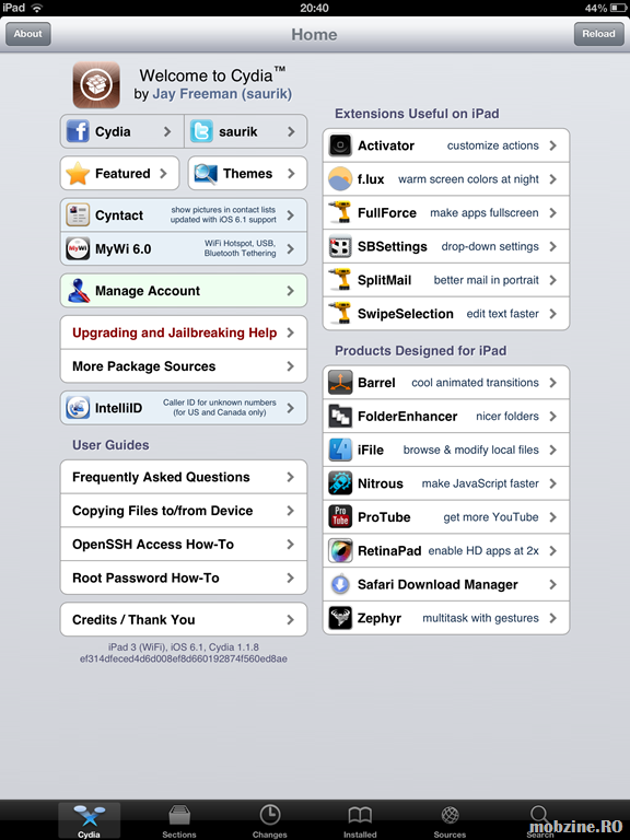 Jailbreak iOS 6.1 cu evasi0n: cum se face pe orice iPhone sau iPad