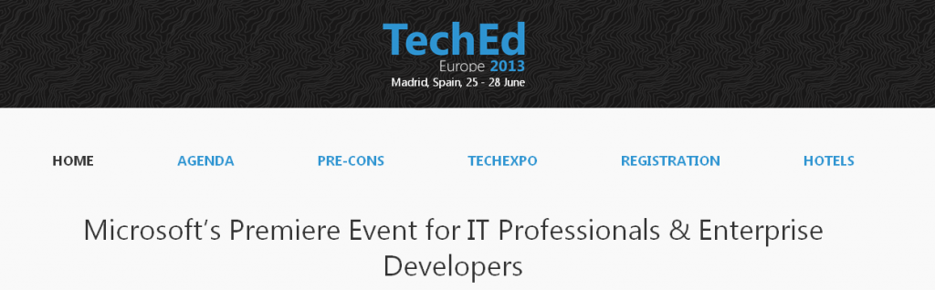 O conferinta ce nu ar trebui ratata: TechEd Europe 2013 25-28 iunie, liber la înregistrări