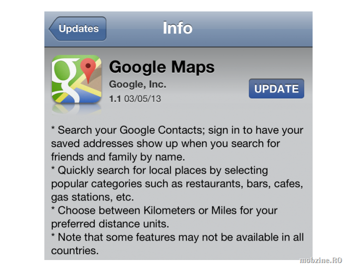 Google Maps pentru iOS vine cu opțiuni de integrare a contactelor