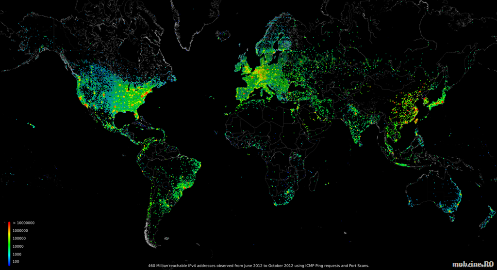 Cum arată o hartă a dispozitivelor vulnerabile din lume