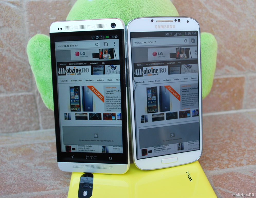 Samsung Galaxy S4 vs HTC One: review detaliat