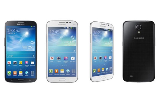 Samsung Galaxy Mega vine în două diagonale