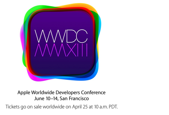 Biletele la conferinta WWDC 2013 s-au epuizat in doua minute!