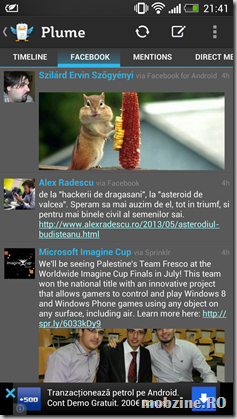 Alternativă la TweetDeck pentru Android