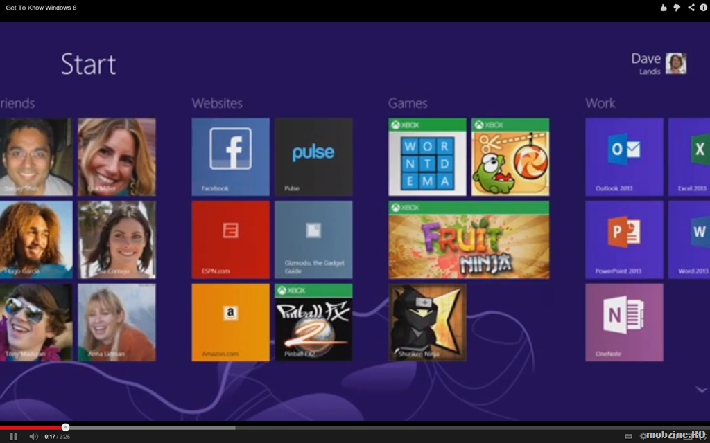 Microsoft lansează un clip promoțional de familiarizare cu Windows 8