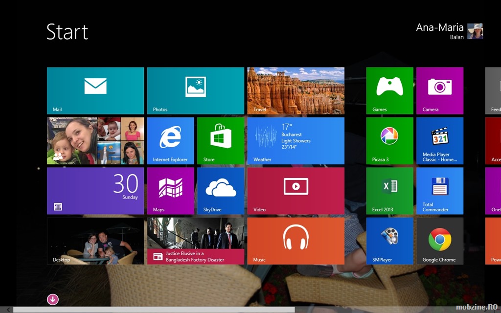 Windows 8.1 Preview: cum folosești același wallpaper și în ecranul cu Tile-uri