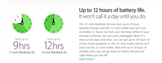autonomie macbook air