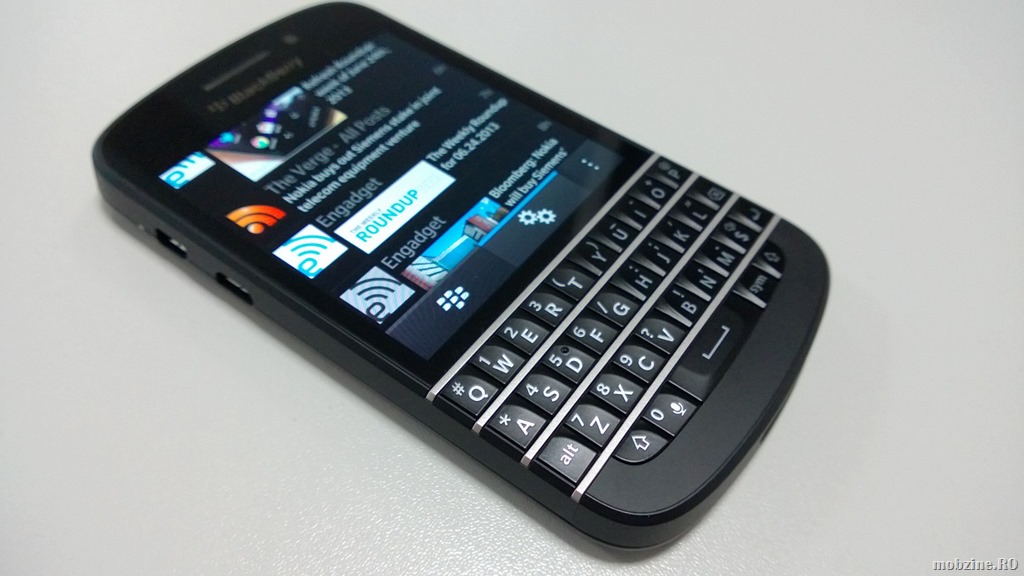 BlackBerry Q10 în teste la Mobzine.ro