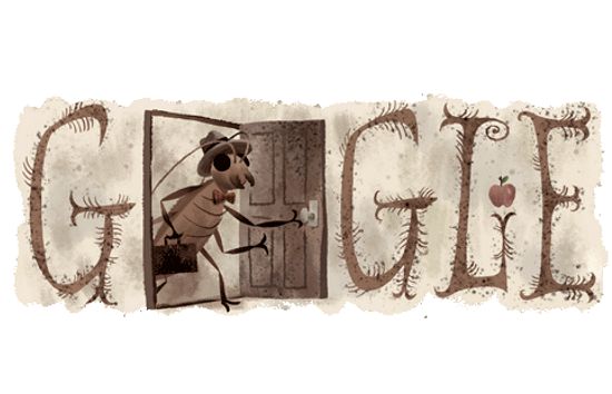 Google îl comemorează pe Kafka printr-un Doodle special
