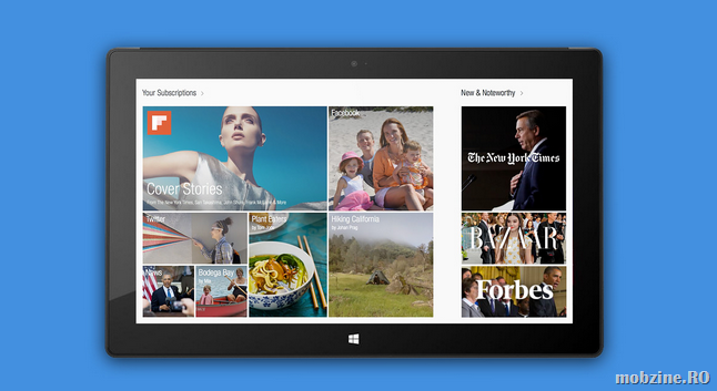 Flipboard vine pe Windows 8, RT și Windows Phone