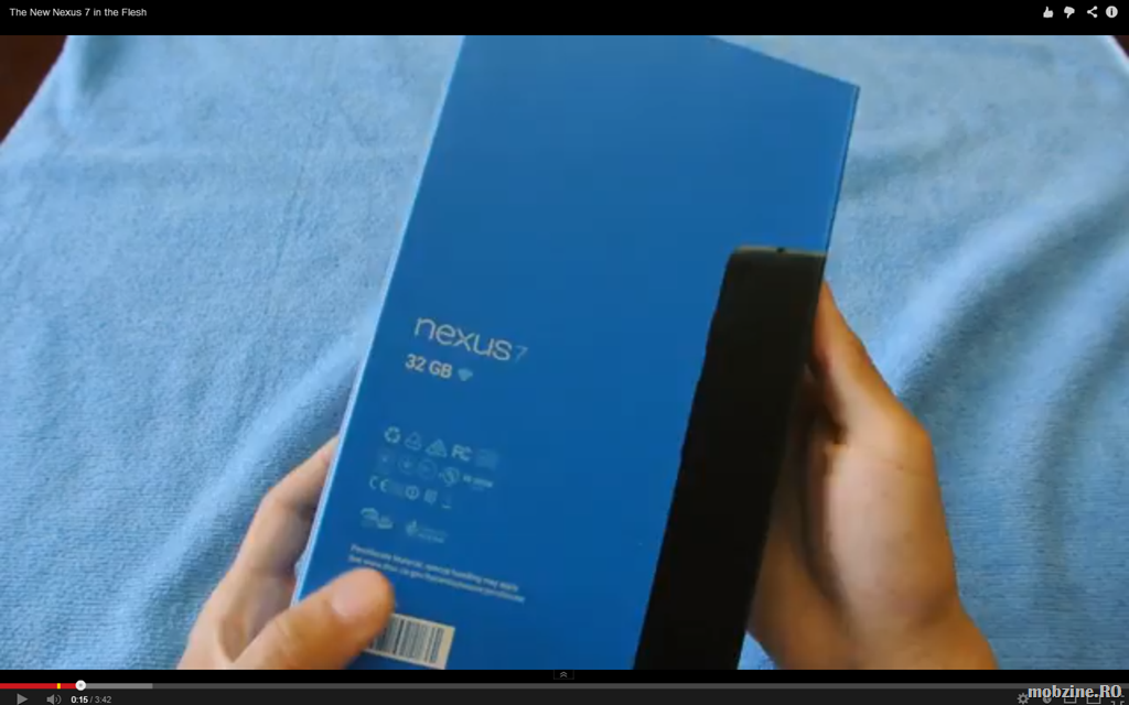 Noul Nexus 7 prezentat înainte de conferința Google