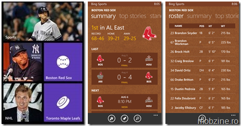 Set nou de aplicații Bing pentru Windows Phone: News, Sports, Weather, Finance