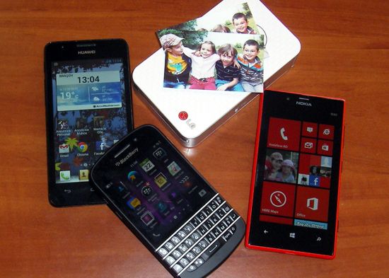 Trei produse, un singur experiment: LG Pocket Photo, Nokia Lumia 720 și BlackBerry Q10