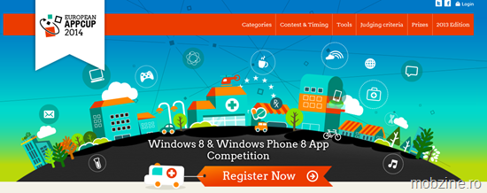 S-a dat startul la European APPCUP 2014, concurs cu premii pentru aplicatii pe Windows 8 și Phone