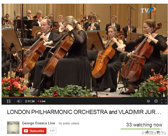Festivalul George Enescu se transmite live pe YouTube și prea puțină lume știe asta