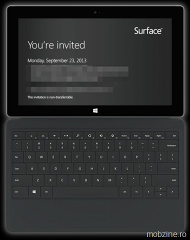 Generația a doua de tablete Surface vine pe 23 septembrie
