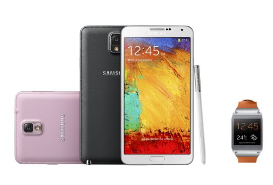 Samsung Galaxy Note 3 și Samsung Galaxy Gear disponibile pe piața locală
