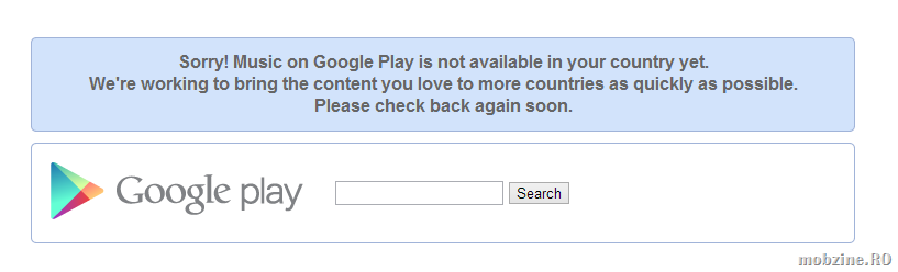 Google Play Music mai avansează în Europa, nu ajunge în România