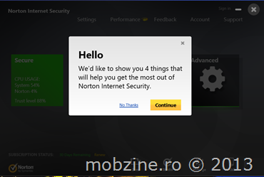 Am trecut pe Norton Internet Security 2014