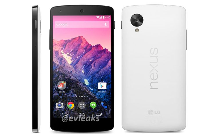 O noua poza cu Nexus 5, de aceasta data alb