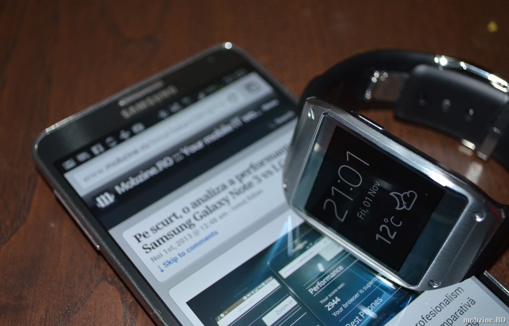 Samsung Galaxy Gear review: un gagdet aproape inutil