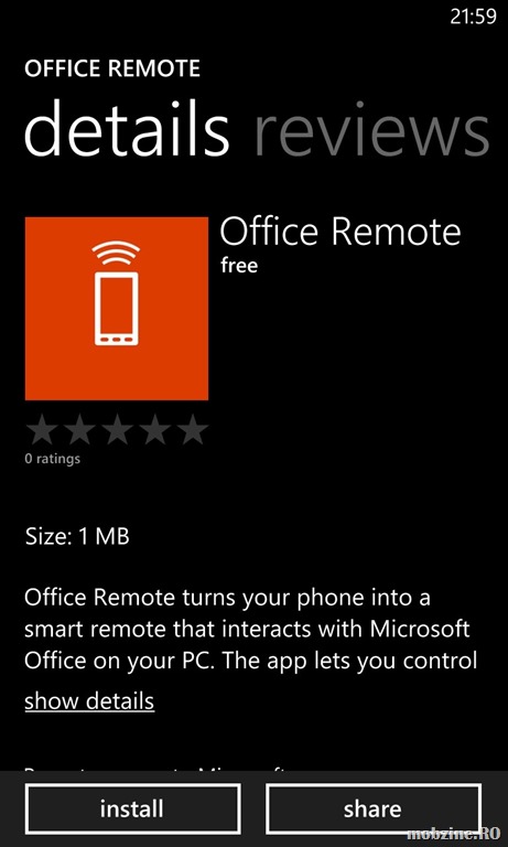 Office Remote for Windows Phone: transformati smartphone-ul in presenter pentru PPT-uri