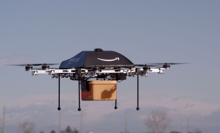 Perspective optimiste de la Amazon: Prime Air, livrare cu drone aeriene