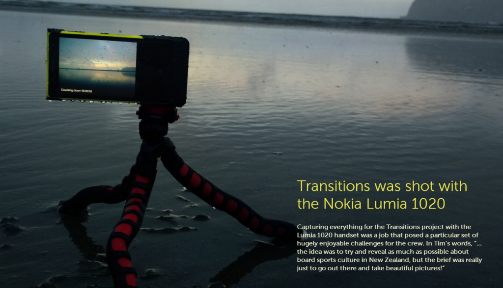 Nokia 1020 singurul device de inregistrare audio/video in calatorie? Proiectul Transitions arata ca se poate