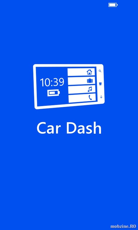 Car Dash: dashboard pentru Windows Phone 8