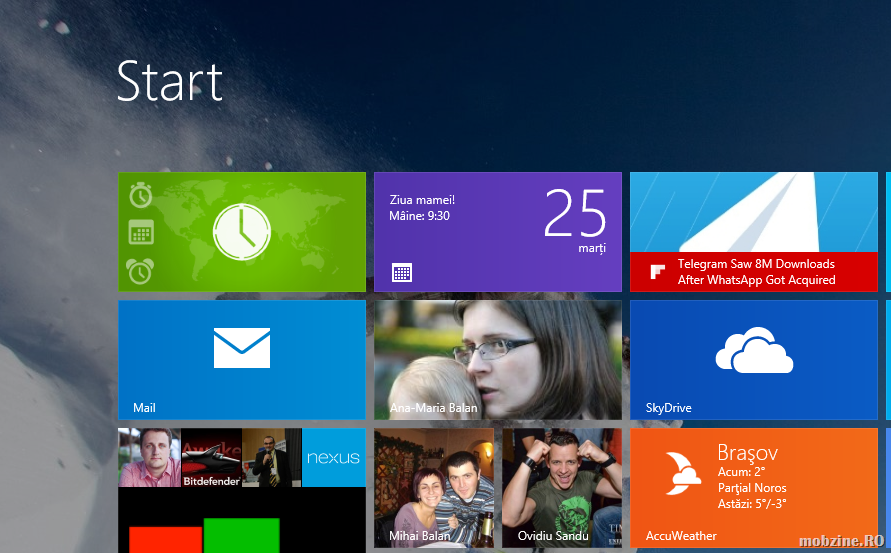 Windows 8.1 Update 1 vine in primavara asta, cu schimbari benefice pentru utilizatorii fara sisteme touch