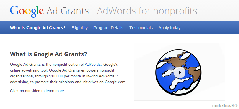 Google Ad Grants: organizatiile non profit se pot promova gratuit prin AdWords