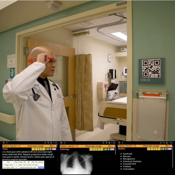 Google Glass testat de doctori in relatia cu pacientii