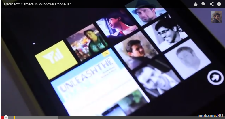 Video: prezentare Microsoft Camera de pe Windows Phone 8.1