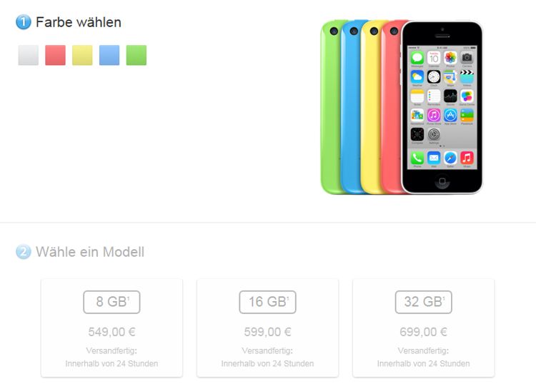 iphone 5c prices