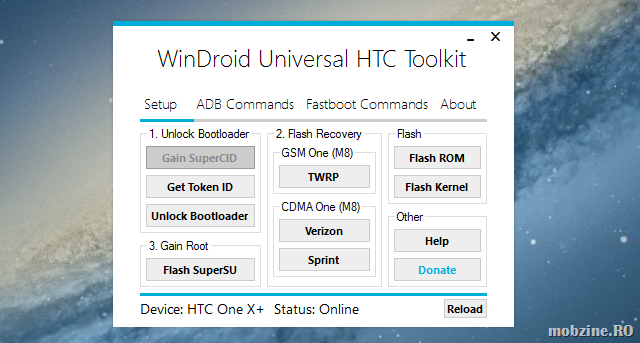 WinDroid HTC Toolkit, sau cum ai control complet pe un smartphone HTC