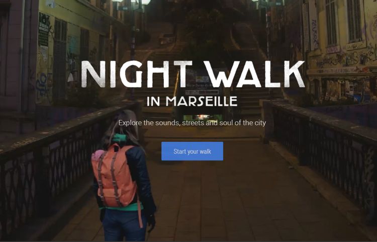 Night Walk, un nou pas al Google Street View