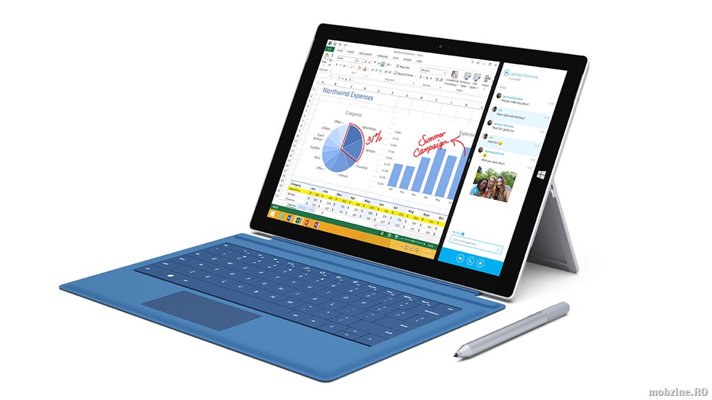 Surface Pro 3 laptop, tableta si mult mai mult. Specificatii tehnice si video