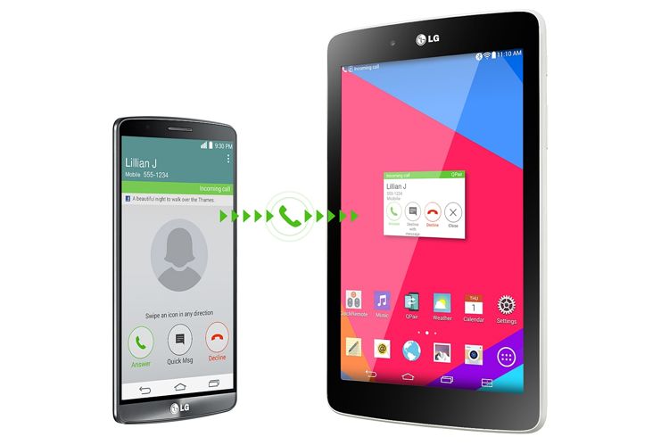LG G pad QPair 2.0