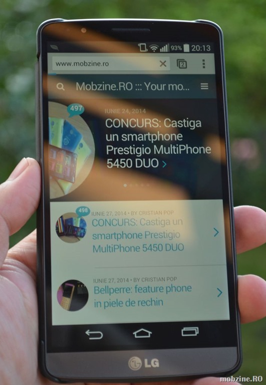 LG G3 prezentat oficial in Romania: iata primele impresii despre un super smartphone!