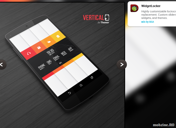 Vertical, un homescreen foarte interesant de Android